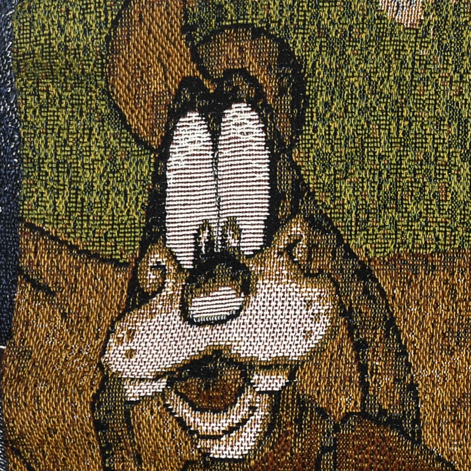 Goofy & Mickey Tapestry Panel Pullover