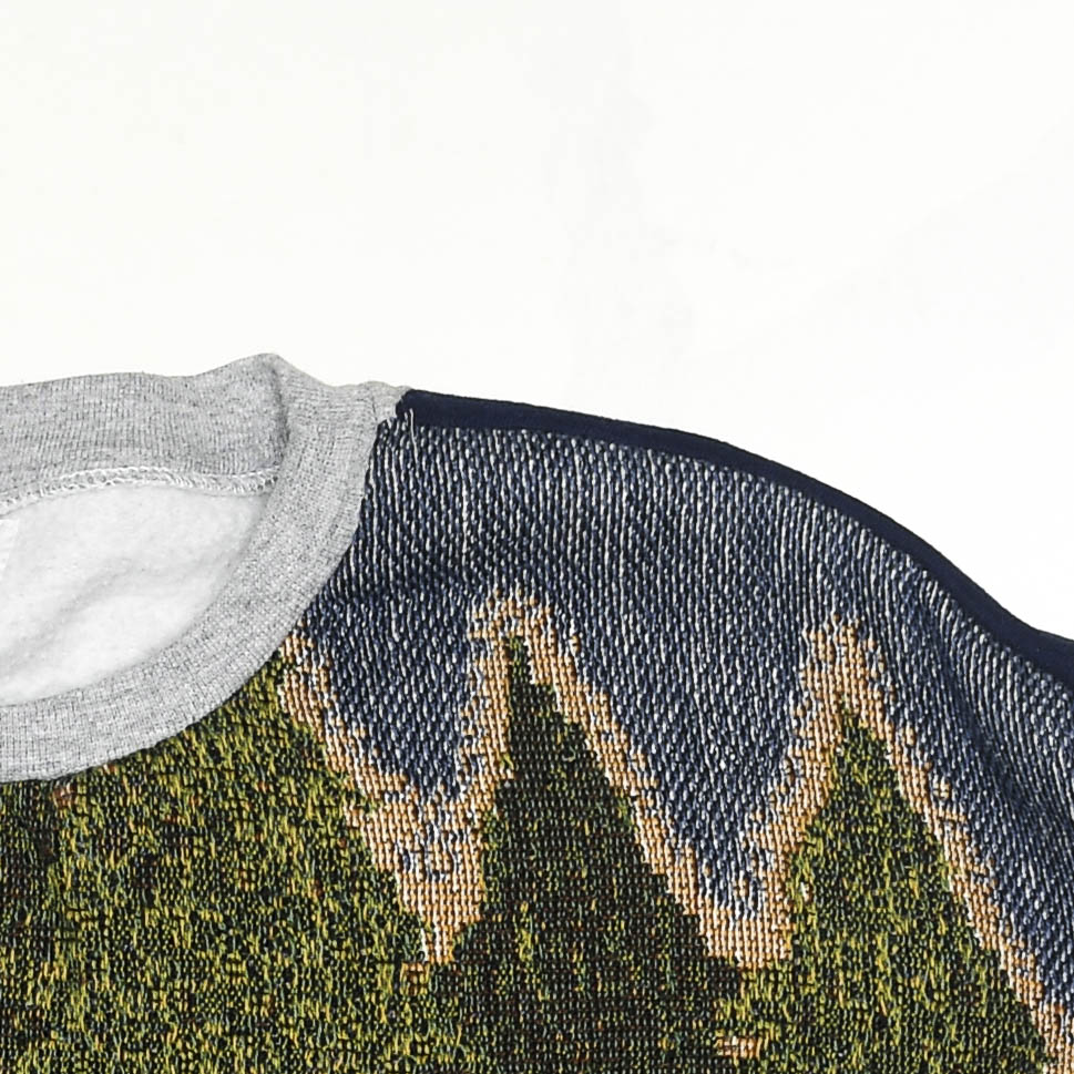 Goofy & Mickey Tapestry Panel Pullover