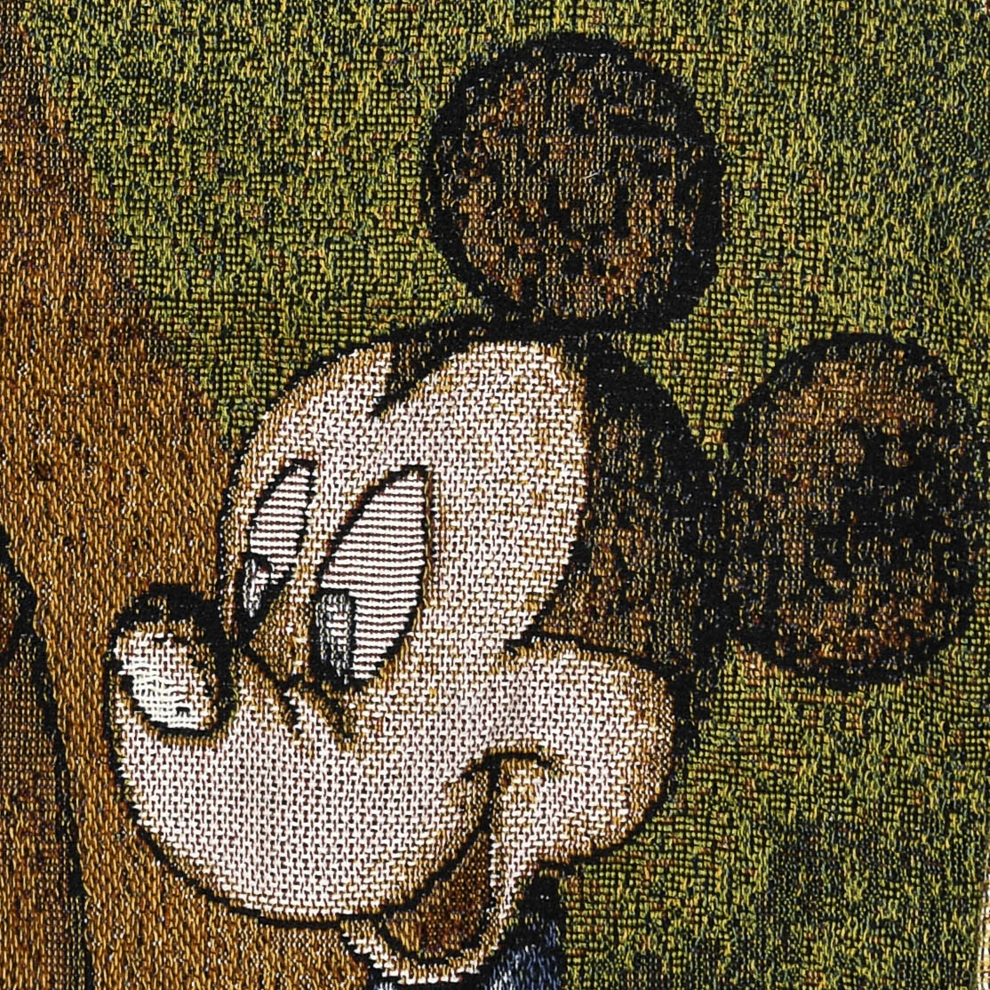 Goofy & Mickey Tapestry Panel Pullover