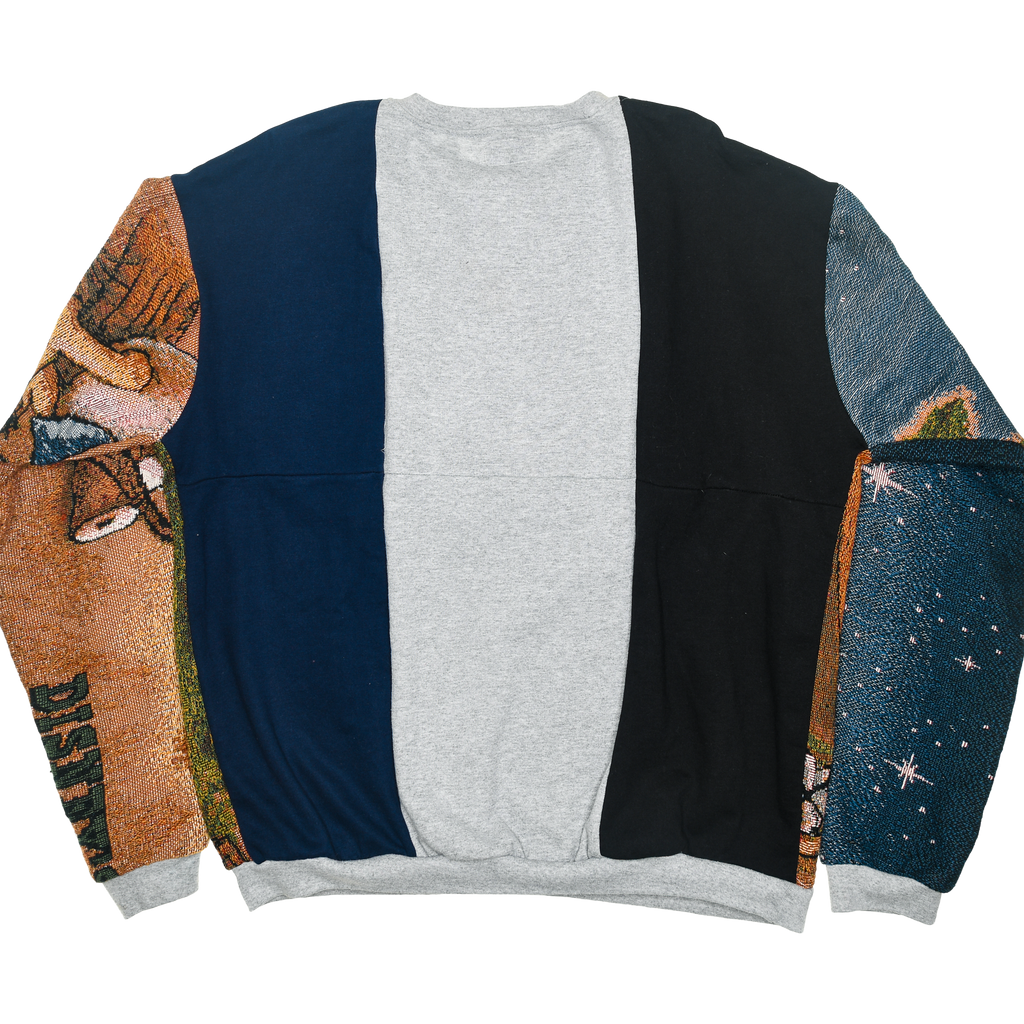 Goofy & Mickey Full Tapestry Panel Pullover