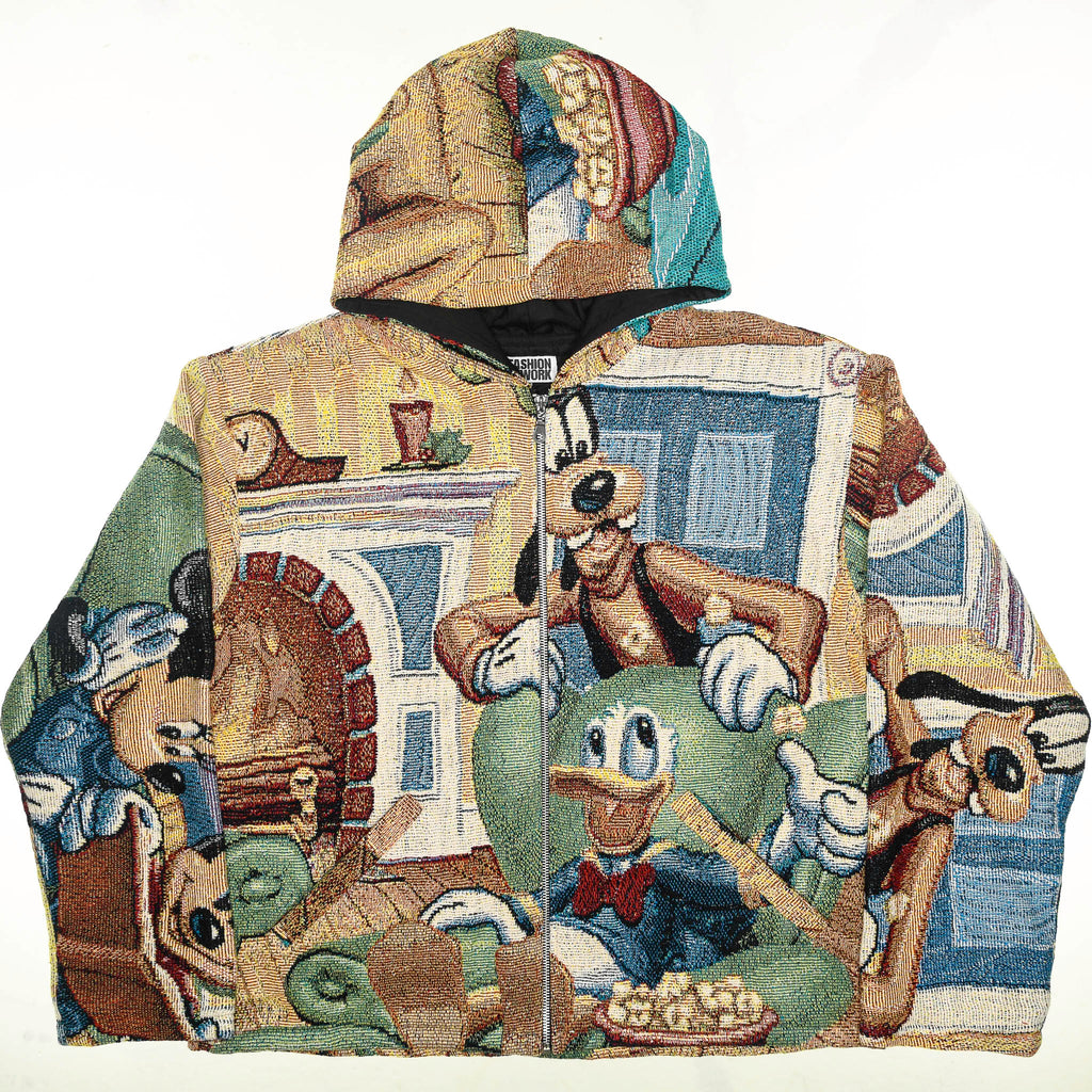 Disney Mickey Mouse & Friends Double Tapestry Zip Coat
