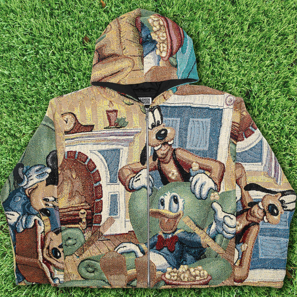 Disney Mickey Mouse & Friends Double Tapestry Zip Coat