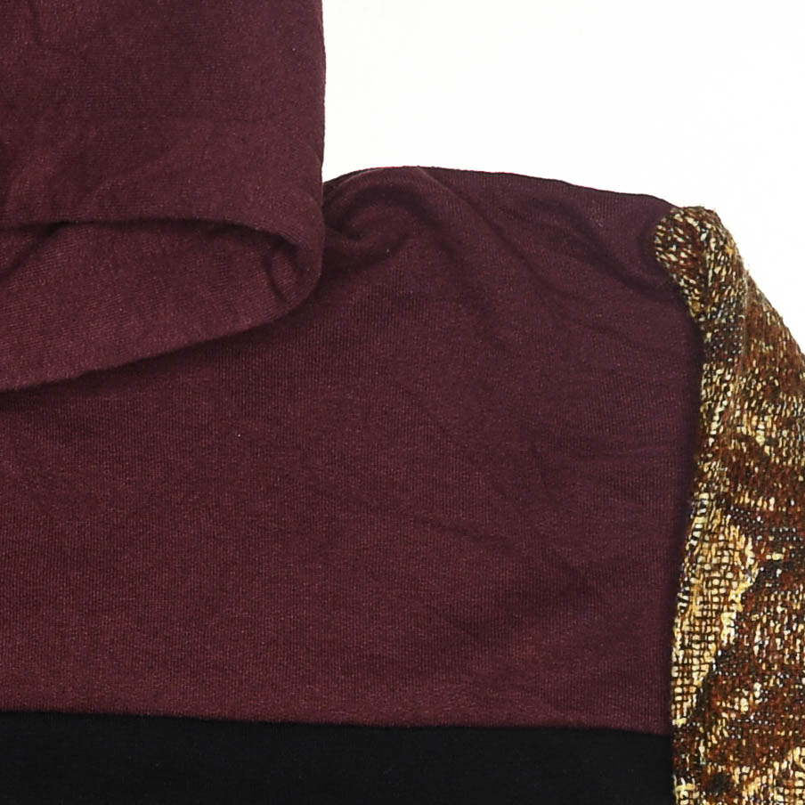 Wild Horses Patchwork Tapestry Zip Up Hoodie