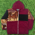 Wild Horses Patchwork Tapestry Zip Up Hoodie