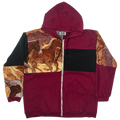 Wild Horses Patchwork Tapestry Zip Up Hoodie