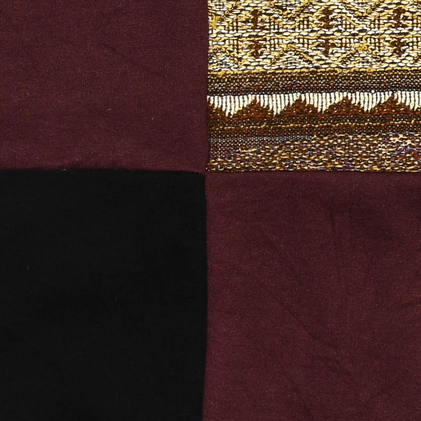 Wild Horses Patchwork Tapestry Zip Up Hoodie