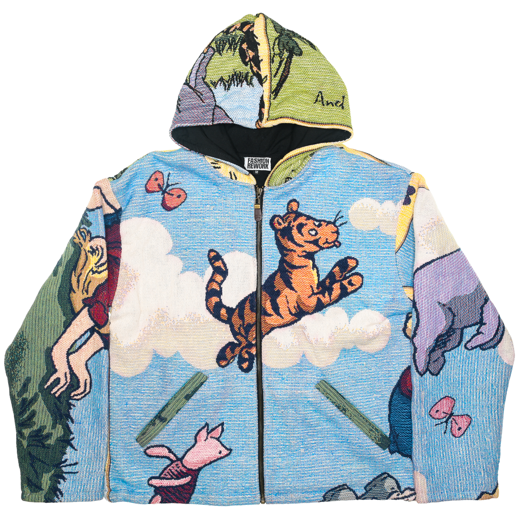 Hundred Acres Wood With Pooh, Piglet & Tigger Double Tapestry Zip Through
