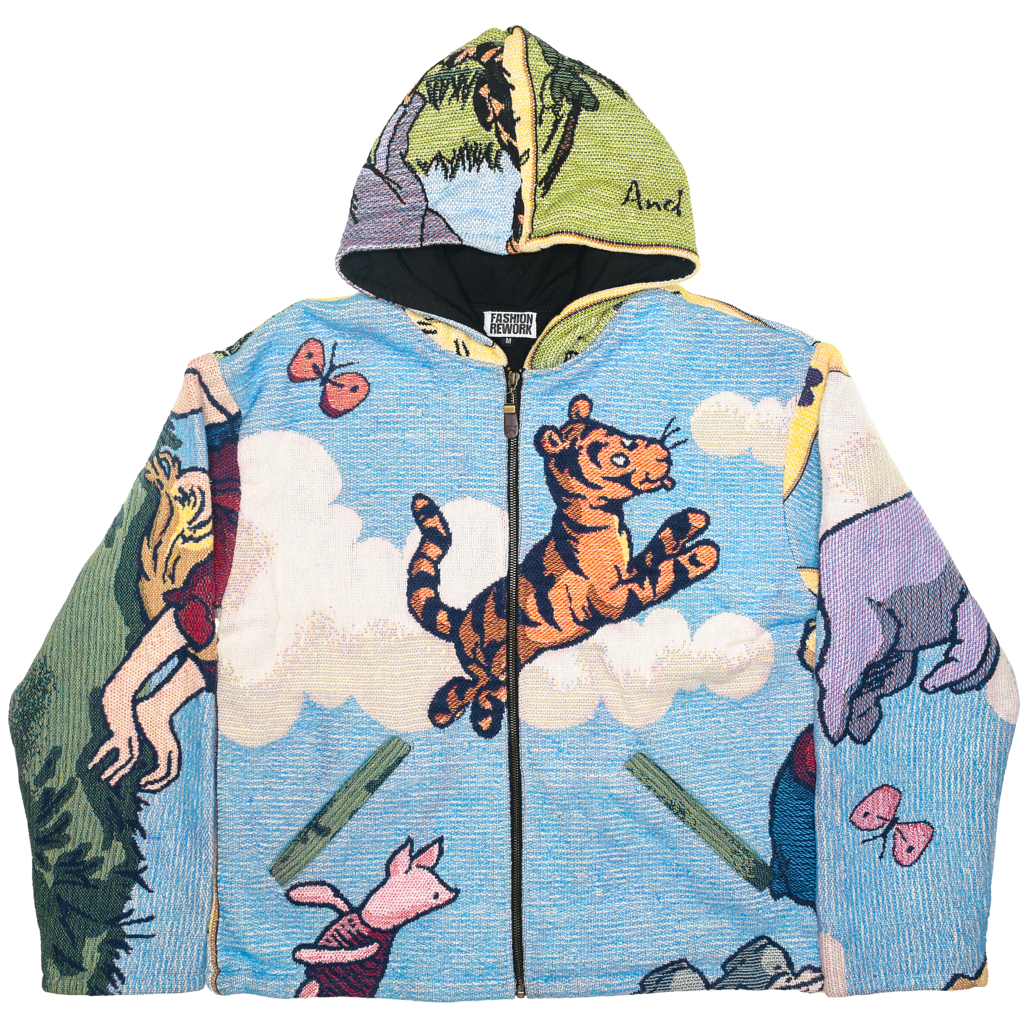 Hundred Acres Wood With Pooh, Piglet & Tigger Double Tapestry Zip Through