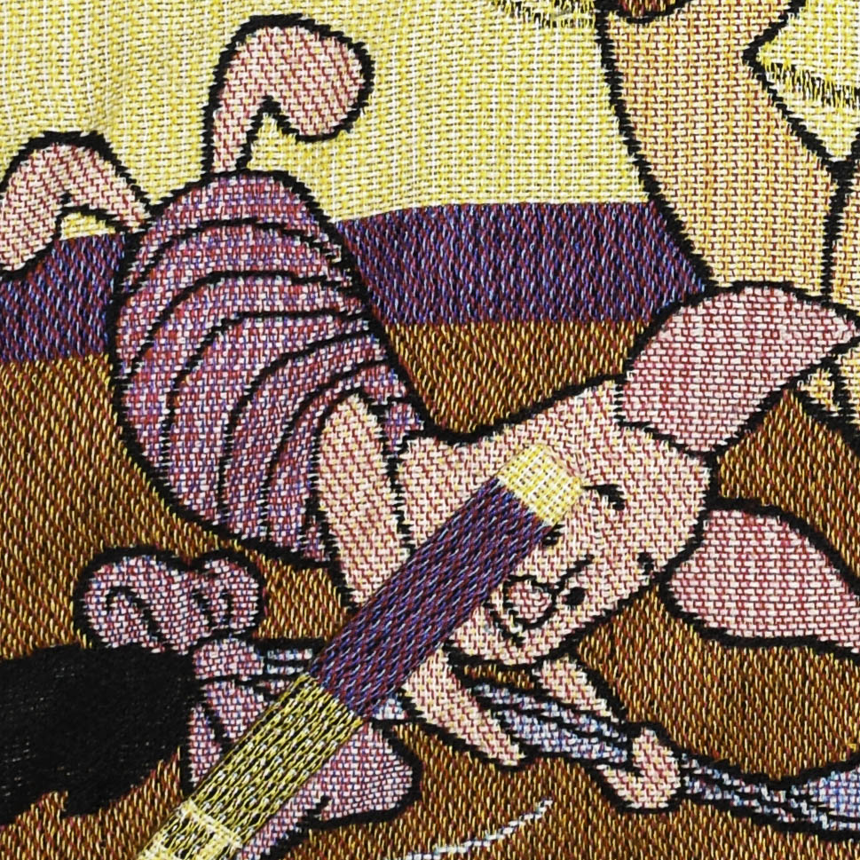 Winds of Winnie the Pooh Heirloom Tapestry Zip Coat — Upcycled 90s Disney Fall & Halloween Jacket