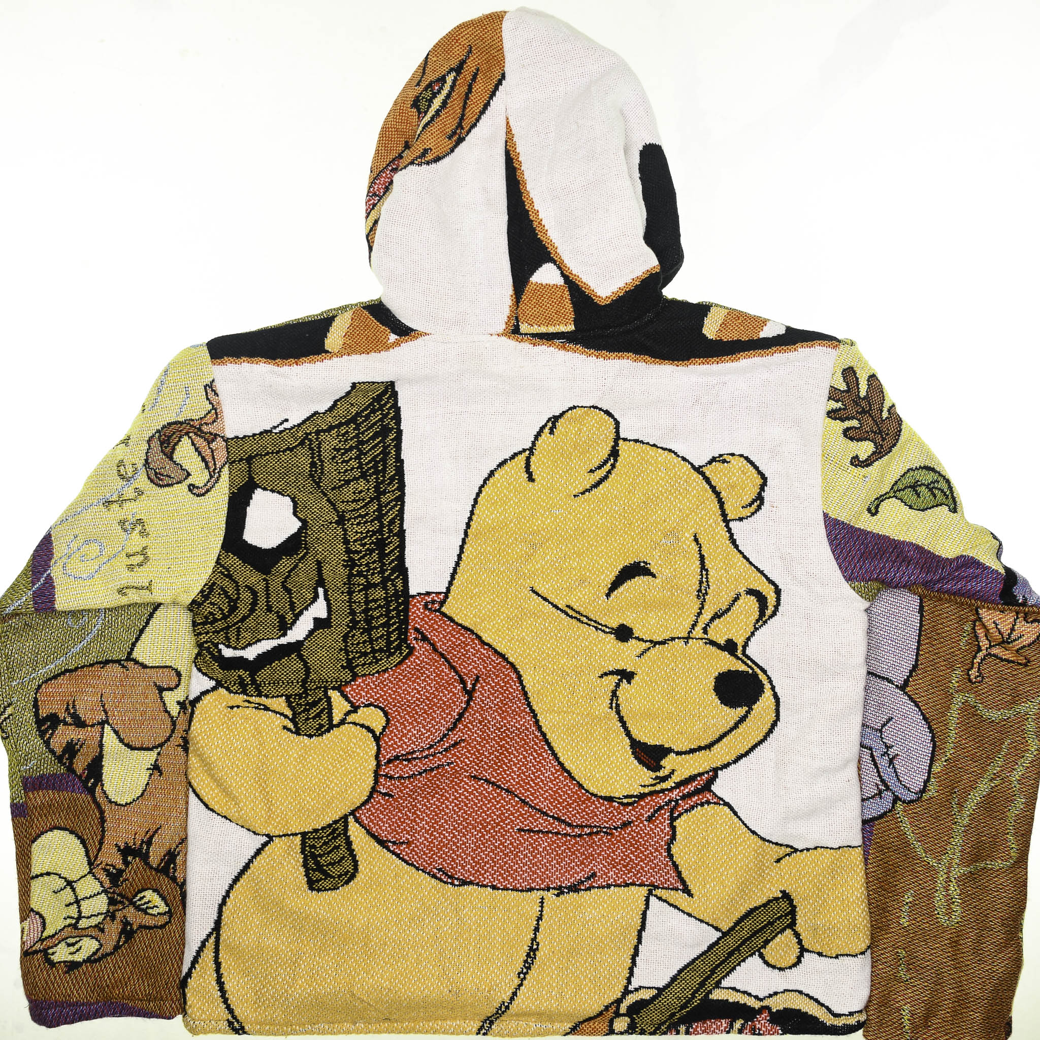 Winds of Winnie the Pooh Heirloom Tapestry Zip Coat — Upcycled 90s Disney Fall & Halloween Jacket