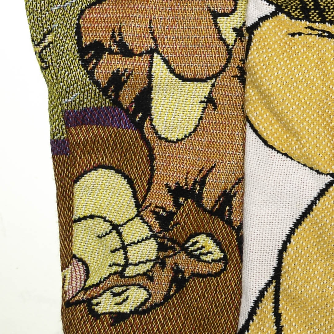 Winds of Winnie the Pooh Heirloom Tapestry Zip Coat — Upcycled 90s Disney Fall & Halloween Jacket