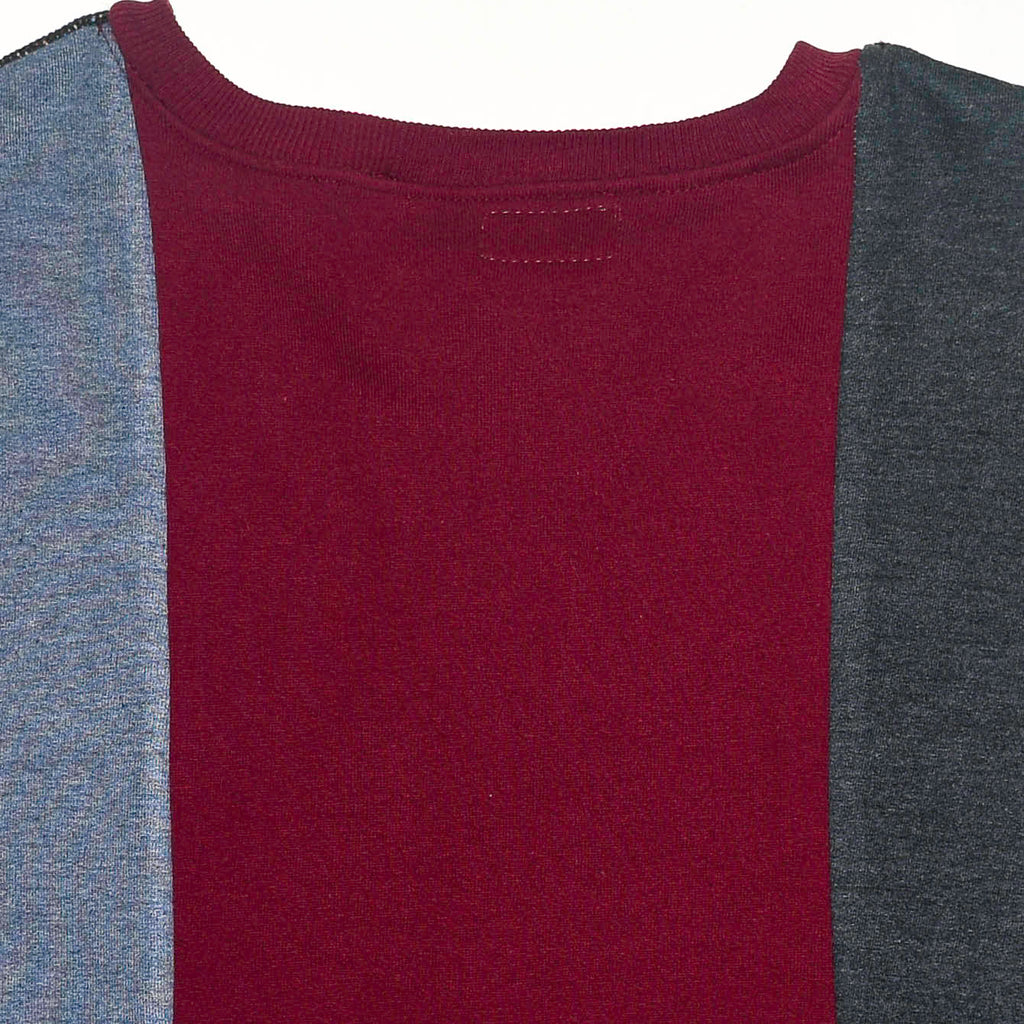 Thunder Guardian Tapestry Panel Pullover — Rare Wolf & Thunderbird Upcycled Artwear Sweatshirt