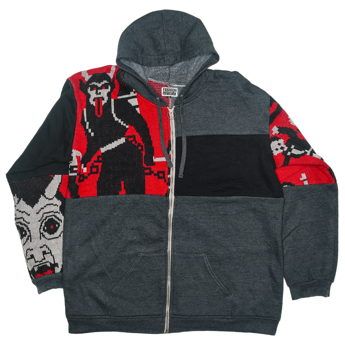Dance with the Devil Tapestry Patch Hoodie
