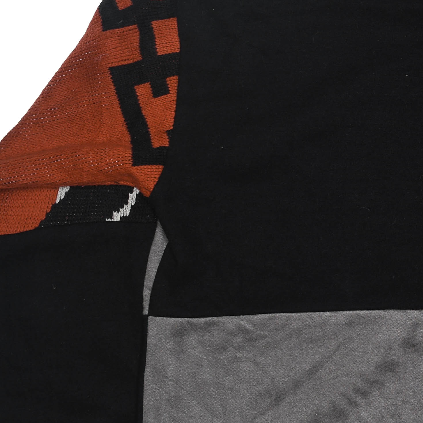 Hot Under the Collar Tapestry Patch Hoodie — Kitsch Devil Folk-Horror Upcycled Pop-Art Jacket