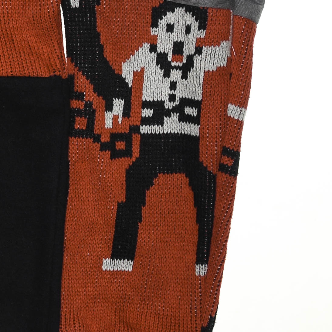 Hot Under the Collar Tapestry Patch Hoodie — Kitsch Devil Folk-Horror Upcycled Pop-Art Jacket