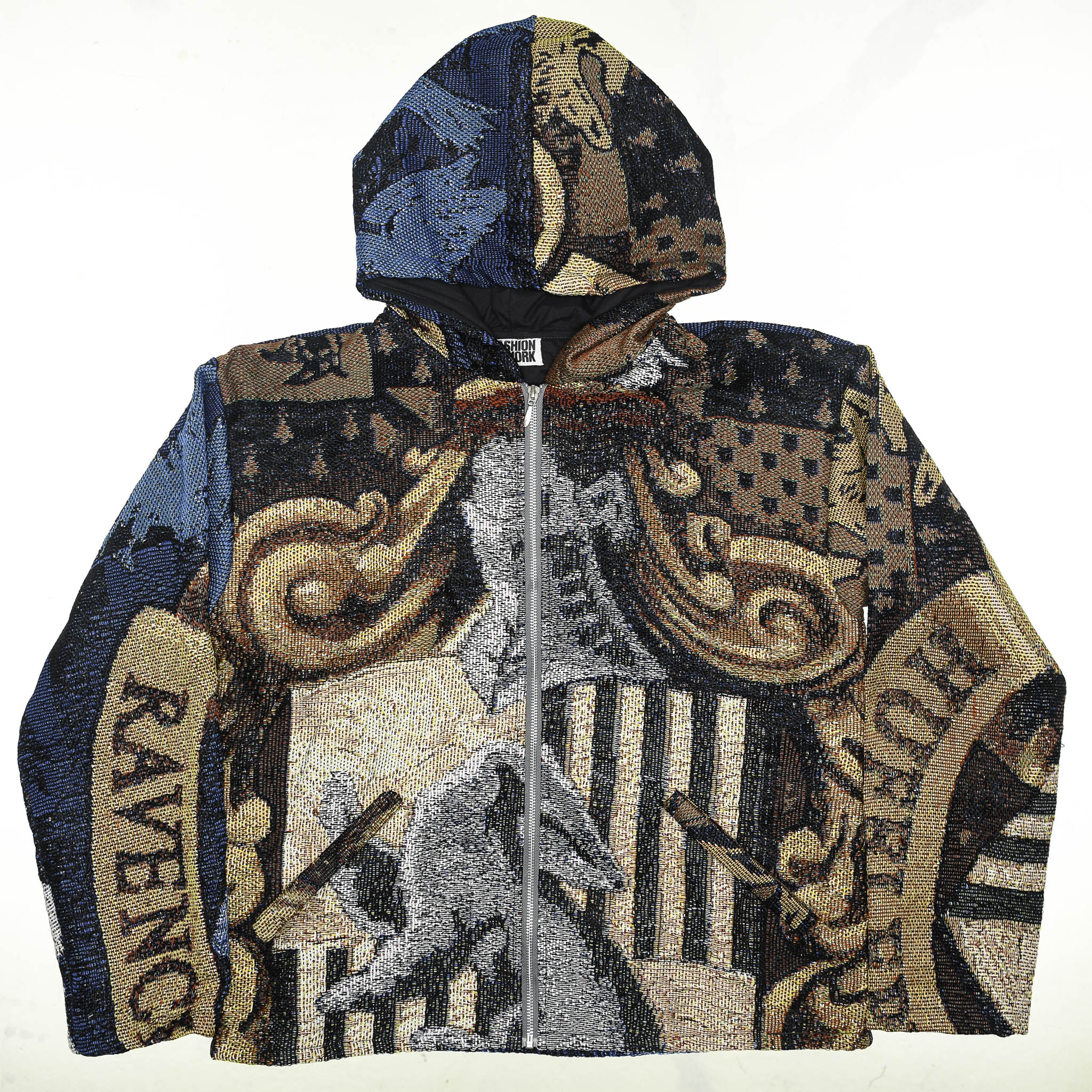 "Harry Potter" Ravenclaw & Hufflepuff Full Tapestry Zip Up
