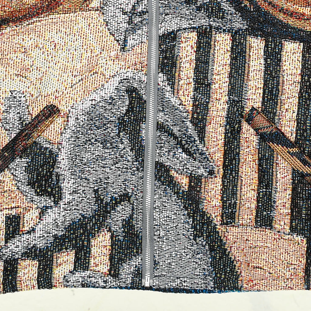 "Harry Potter" Ravenclaw & Hufflepuff Full Tapestry Zip Up