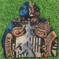 "Harry Potter" Ravenclaw & Hufflepuff Full Tapestry Zip Up