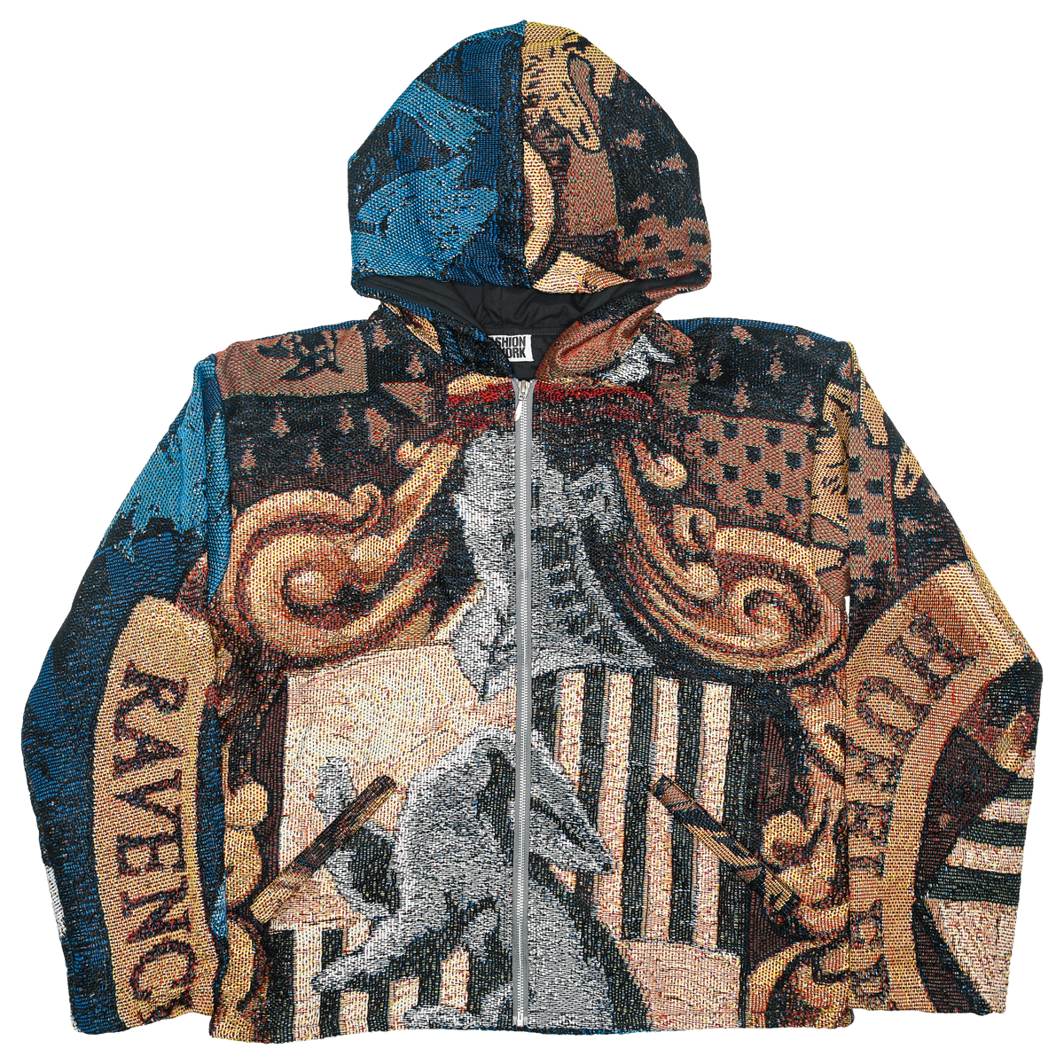 Harry Potter Ravenclaw & Hufflepuff Hogwarts Hybrid Tapestry Heritage Coat