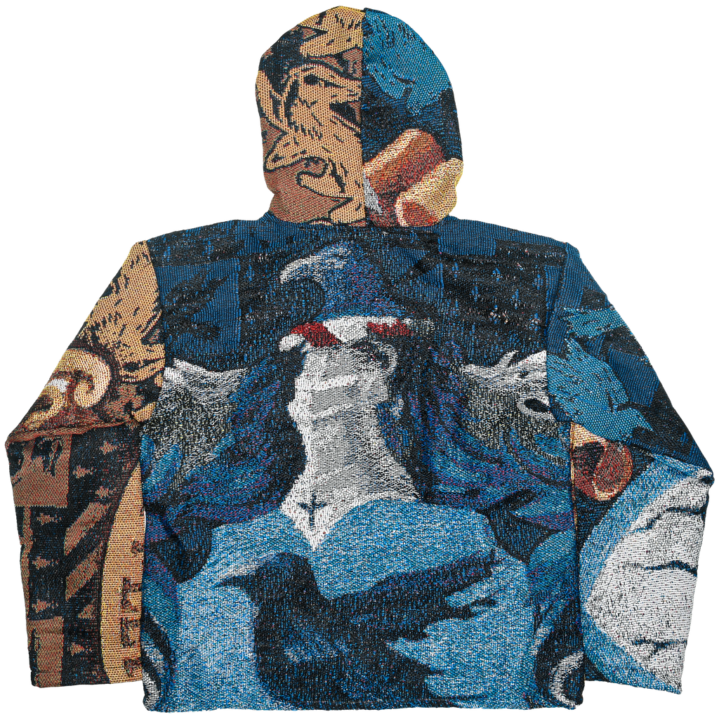 Harry Potter Ravenclaw & Hufflepuff Hogwarts Hybrid Tapestry Heritage Coat