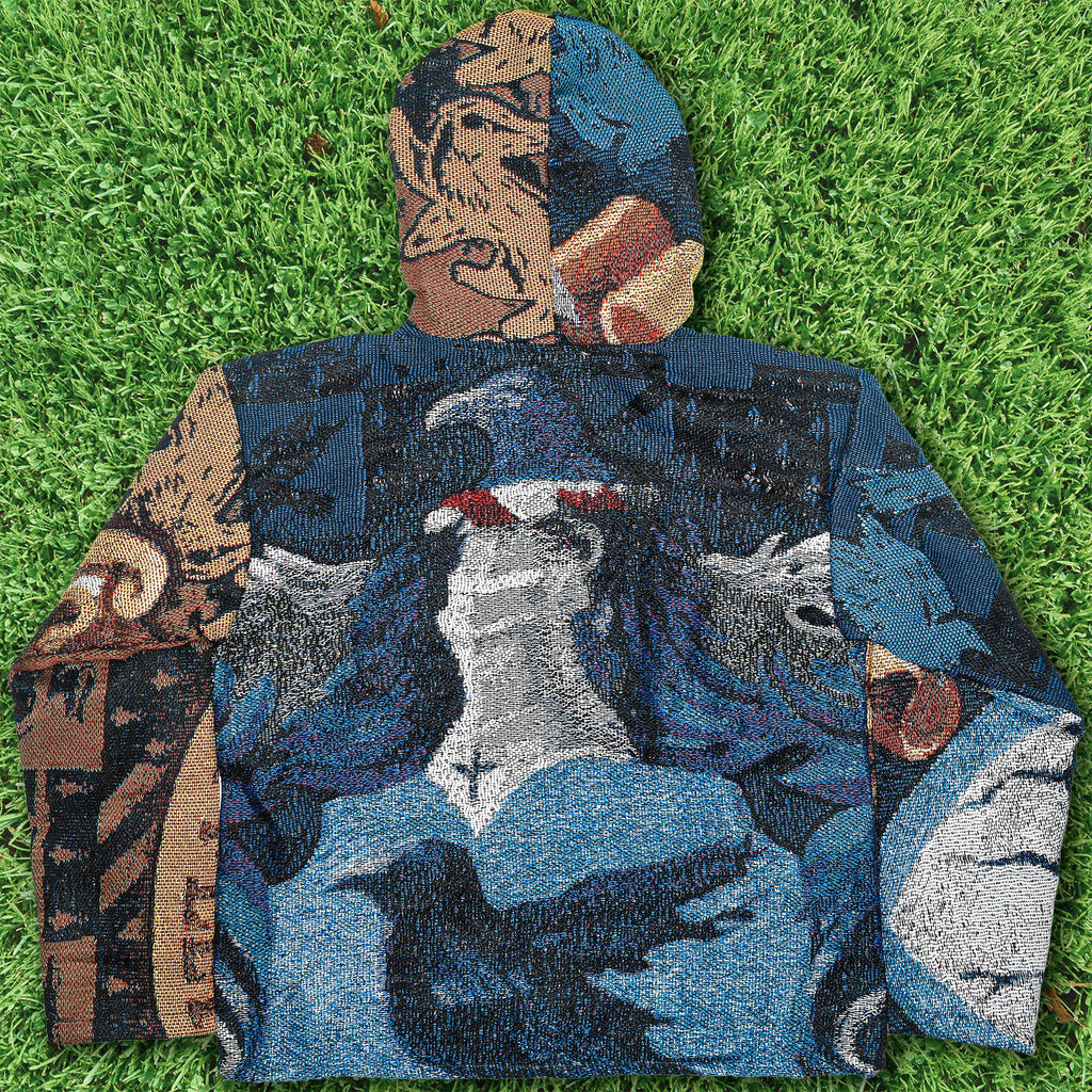 "Harry Potter" Ravenclaw & Hufflepuff Full Tapestry Zip Up