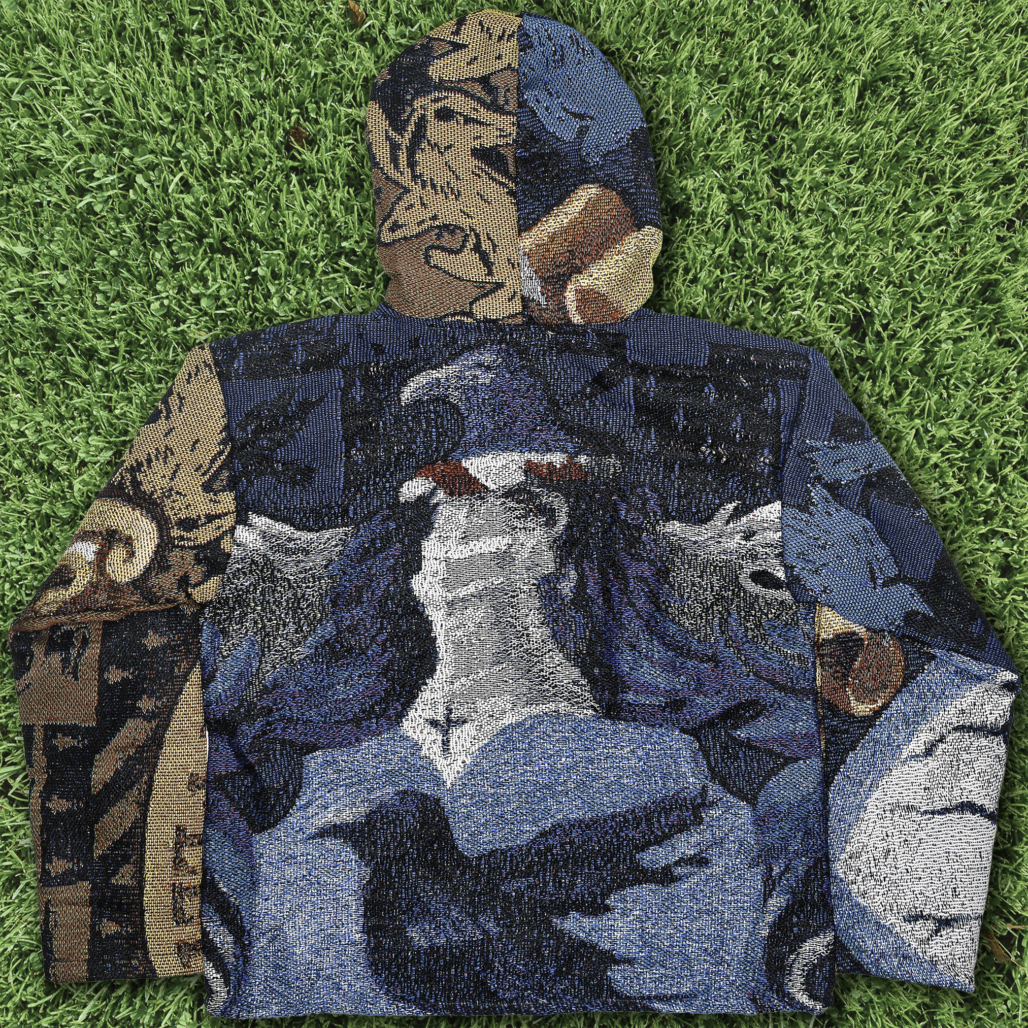 "Harry Potter" Ravenclaw & Hufflepuff Full Tapestry Zip Up