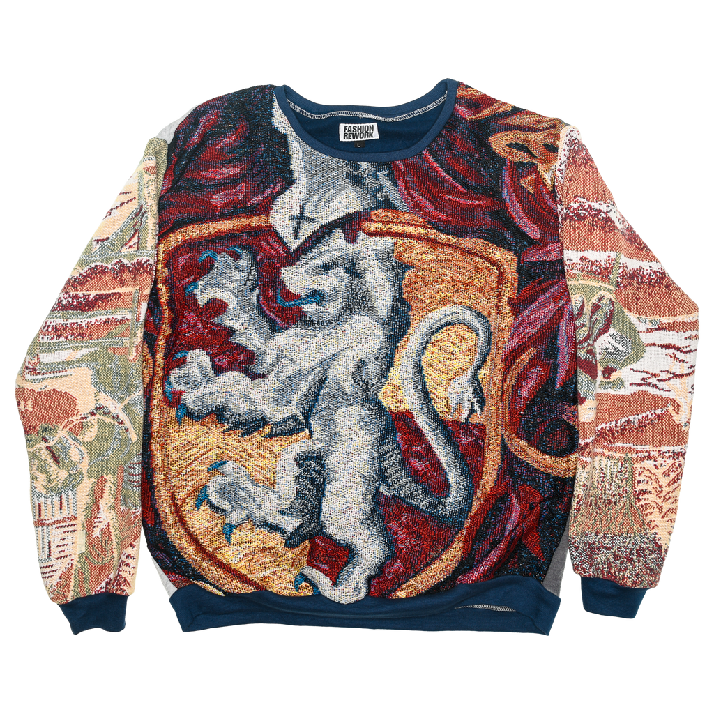 "Harry Potter" Gryffindor Tapestry Panel Pullover Tapestry Sweater