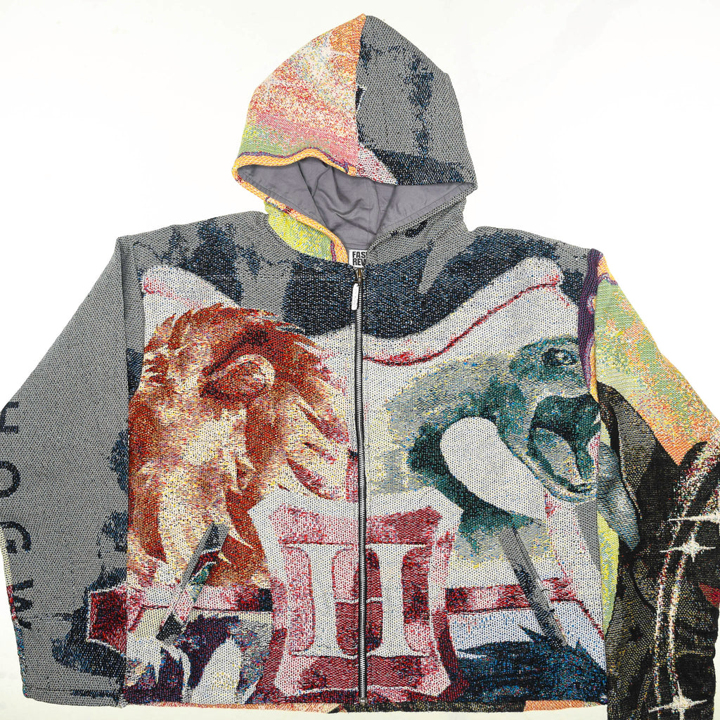 "Harry Potter" Book Cover Full Tapestry Zip Up