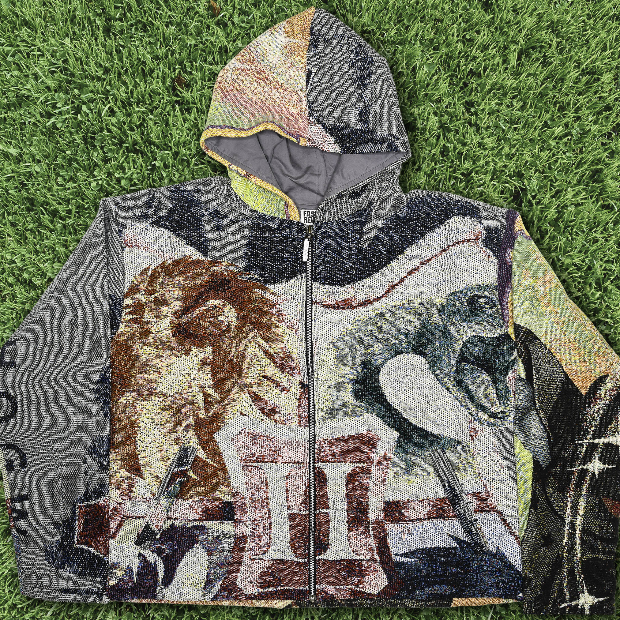 "Harry Potter" Book Cover Full Tapestry Zip Up