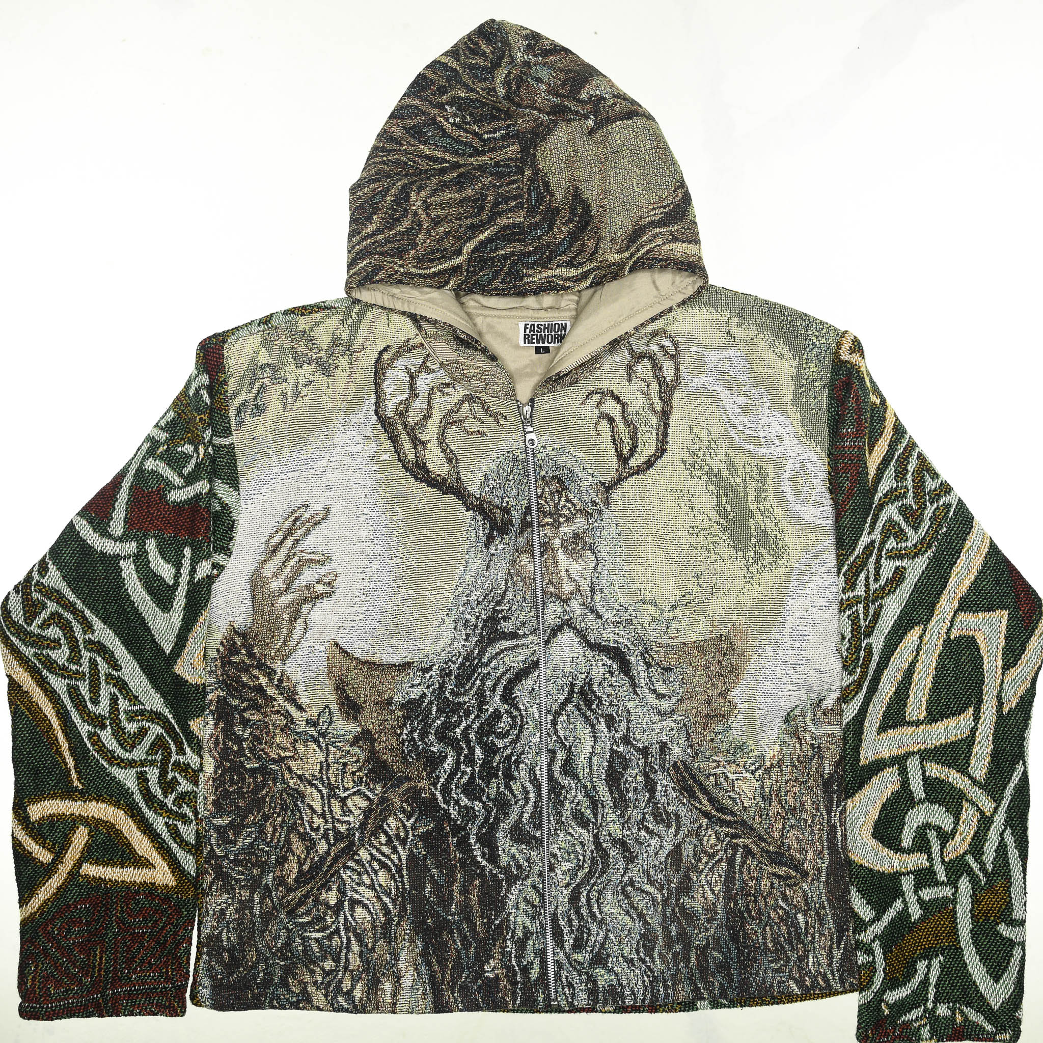 Celtic Knot Full Tapestry Zip Through