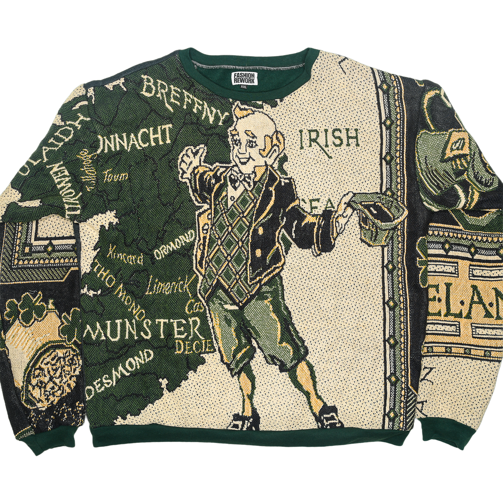 Irish Full Tapestry Panel Pullover