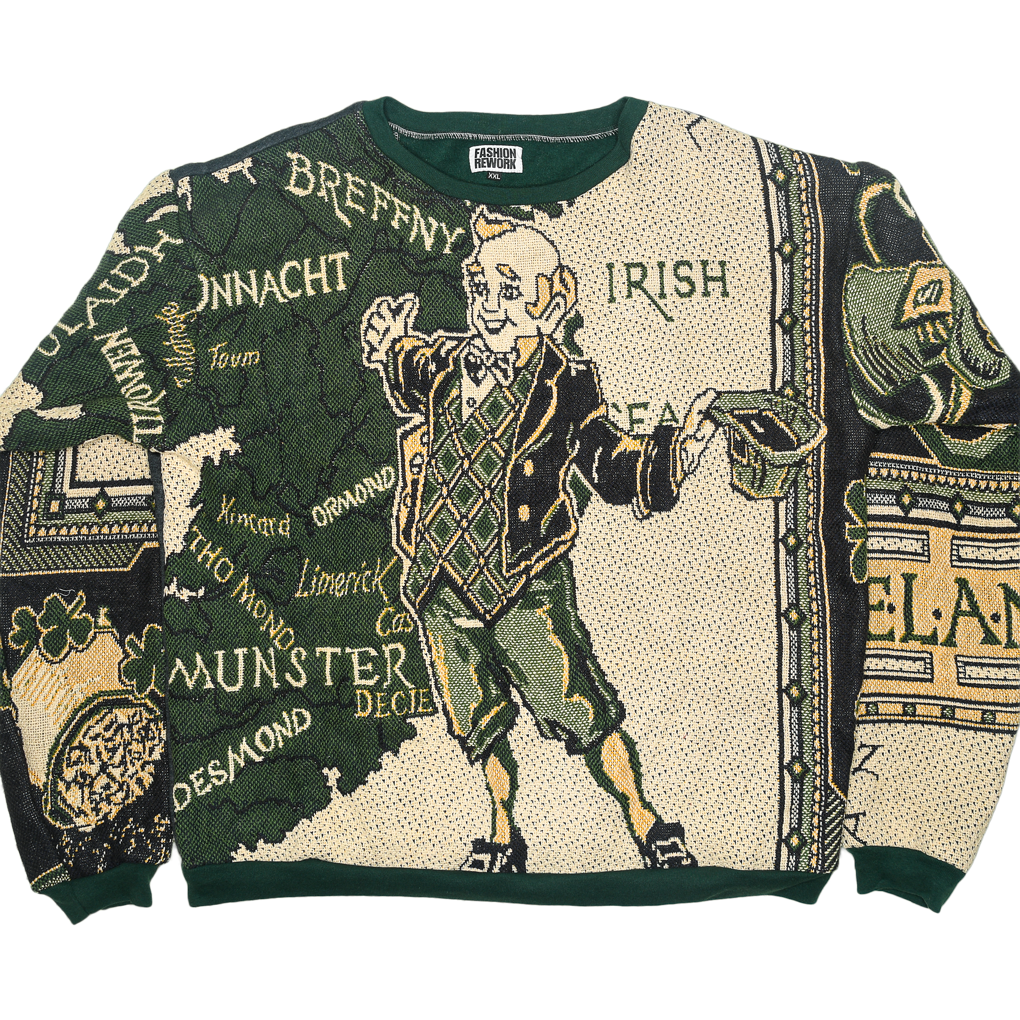 Irish Full Tapestry Panel Pullover
