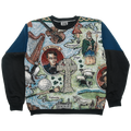 Map of Ireland Full Tapestry Panel Pullover