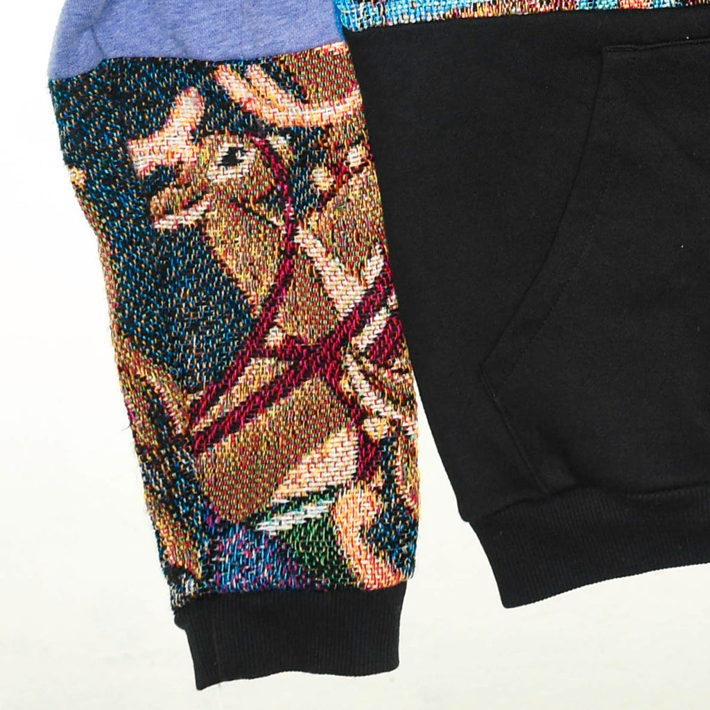 Mickey Mouse Christmas Patchwork Tapestry Hoodie