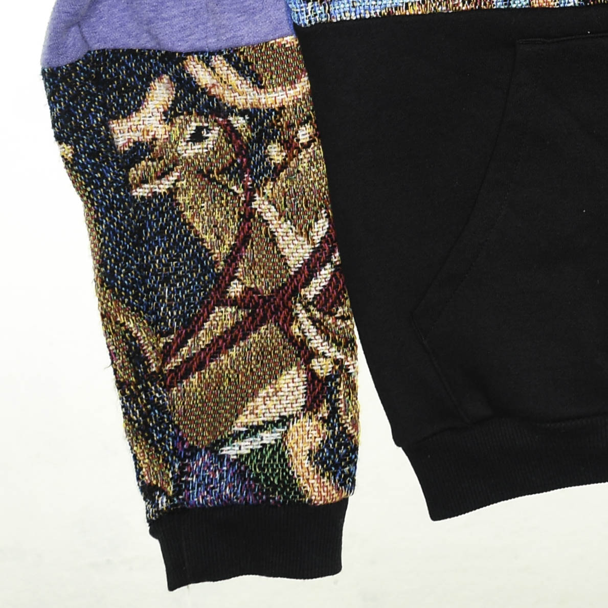 Mickey Mouse Christmas Patchwork Tapestry Hoodie
