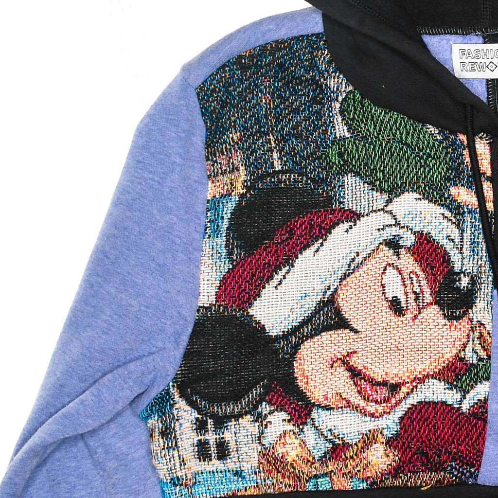 Mickey Mouse Christmas Patchwork Tapestry Hoodie