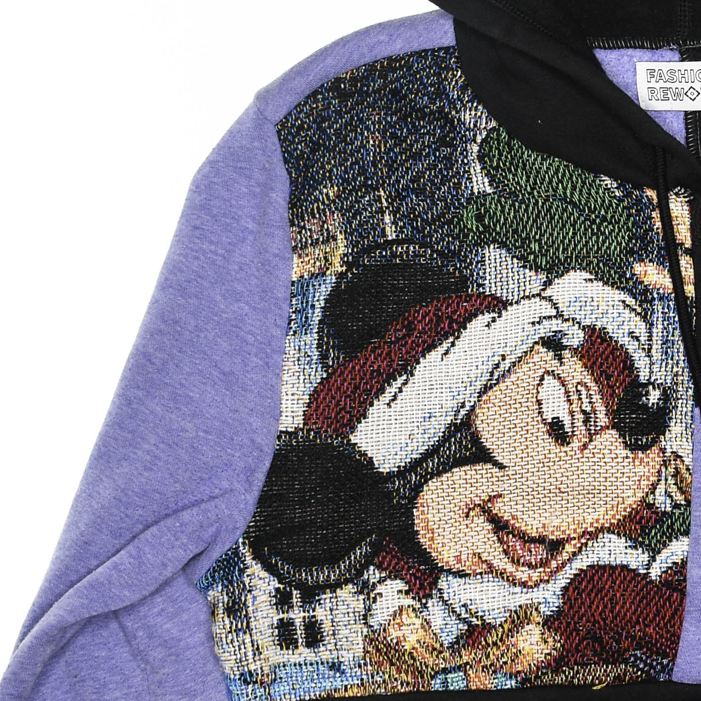 Mickey Mouse Christmas Patchwork Tapestry Hoodie