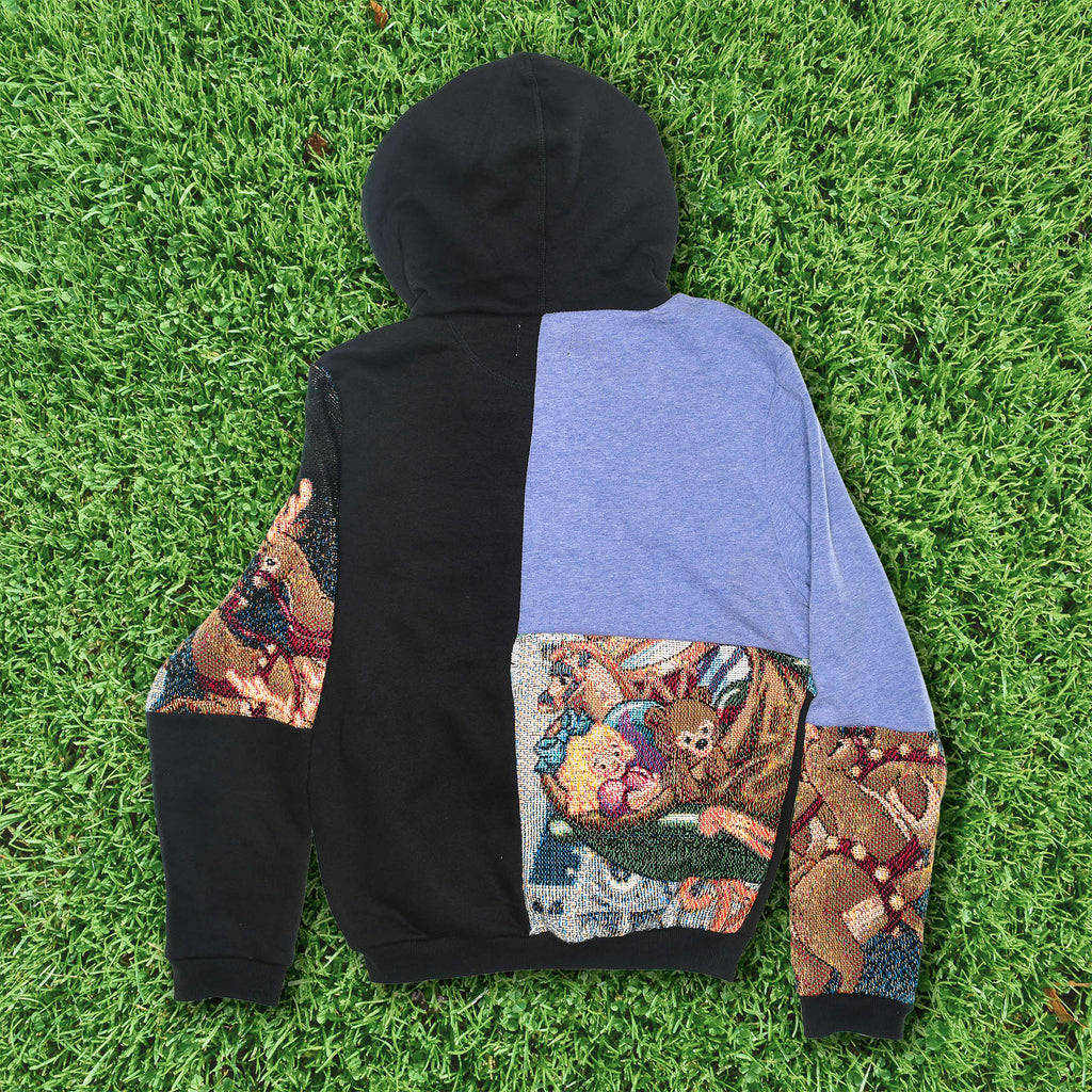 Mickey Mouse Christmas Patchwork Tapestry Hoodie