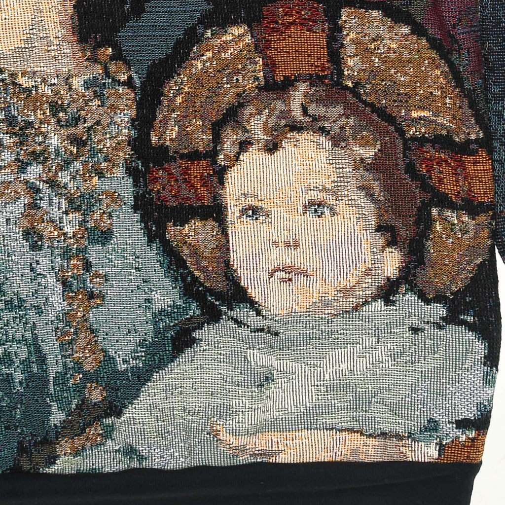 Mother Mary & Jesus Tapestry Panel Pullover