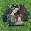 Mother Mary & Jesus Tapestry Panel Pullover