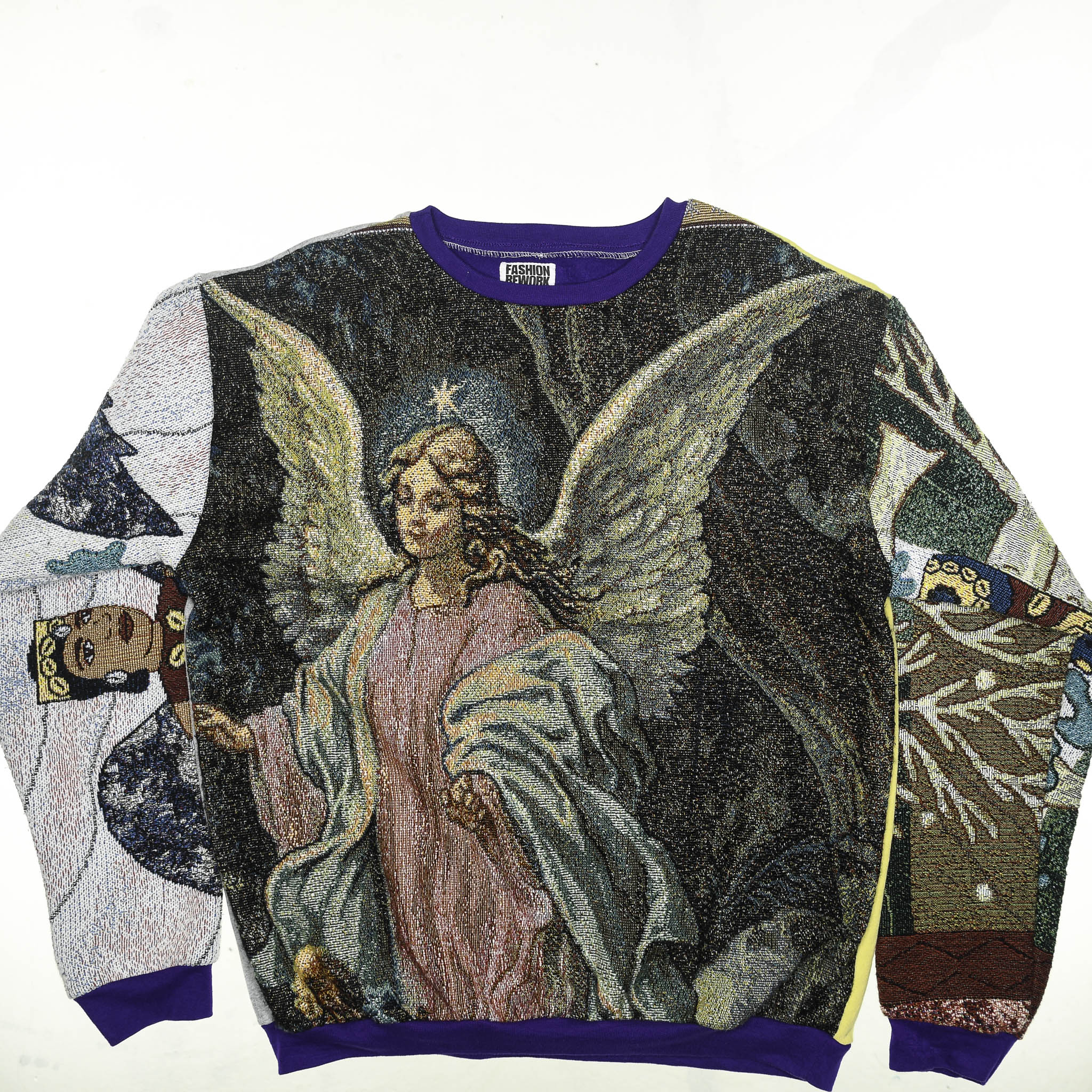 Angelic Tapestry Panel Pullover