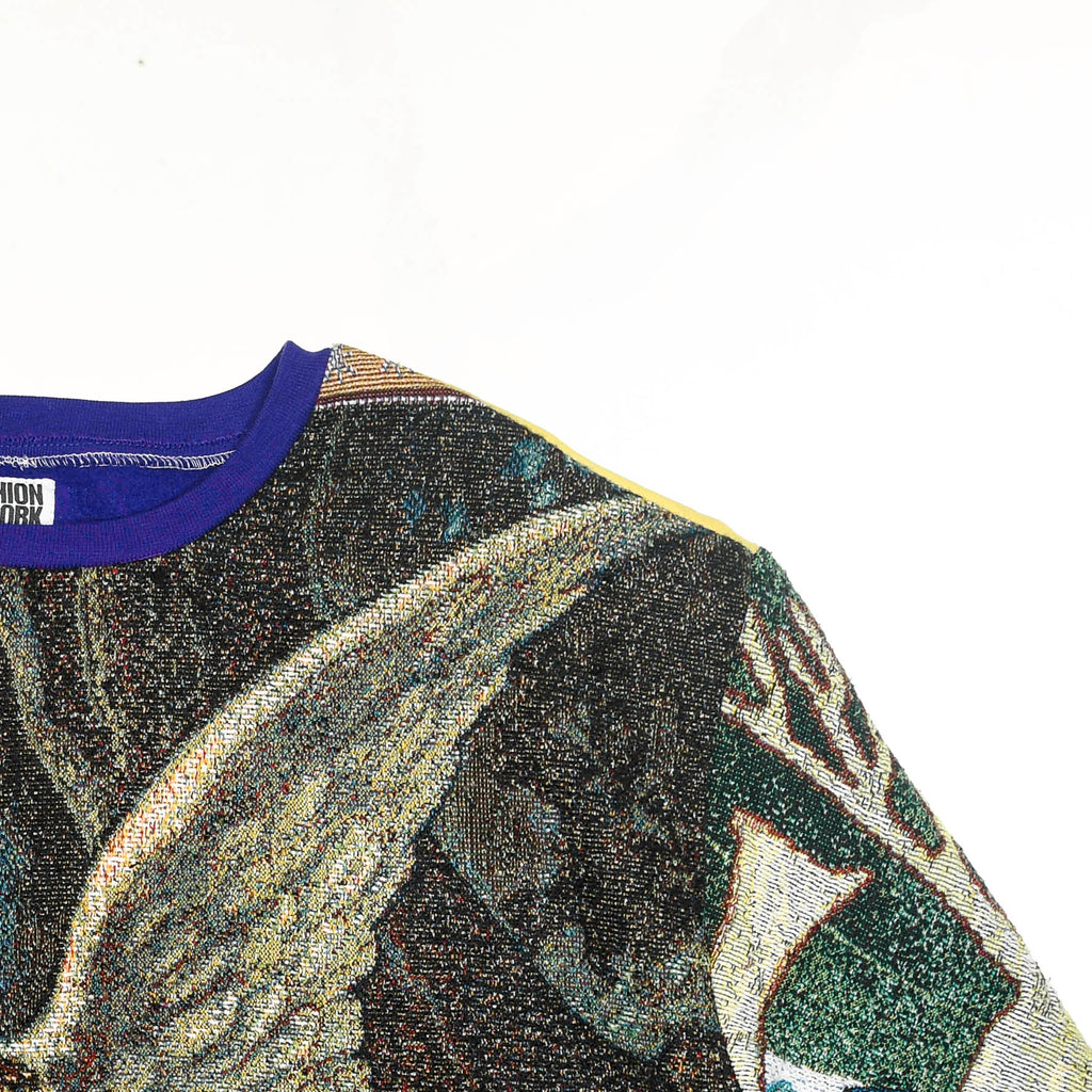Angelic Tapestry Panel Pullover