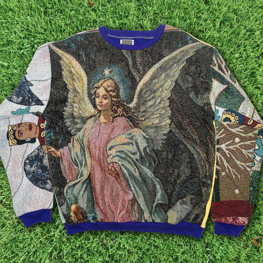 Angelic Tapestry Panel Pullover