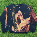 Night Lady Tapestry Panel Pullover