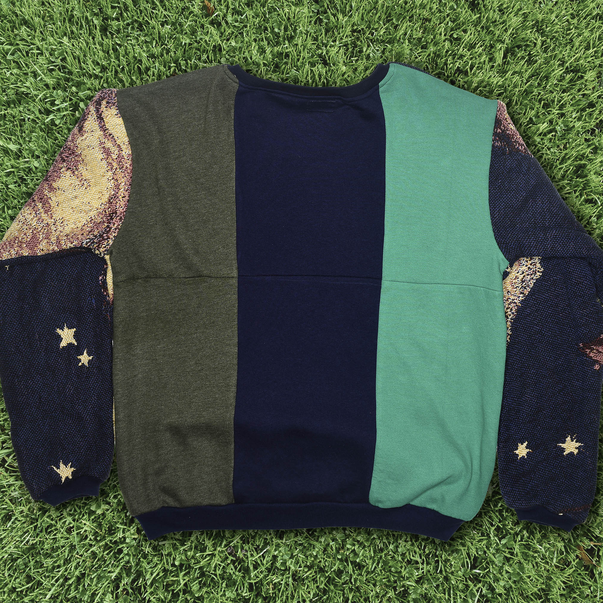 Night Lady Tapestry Panel Pullover