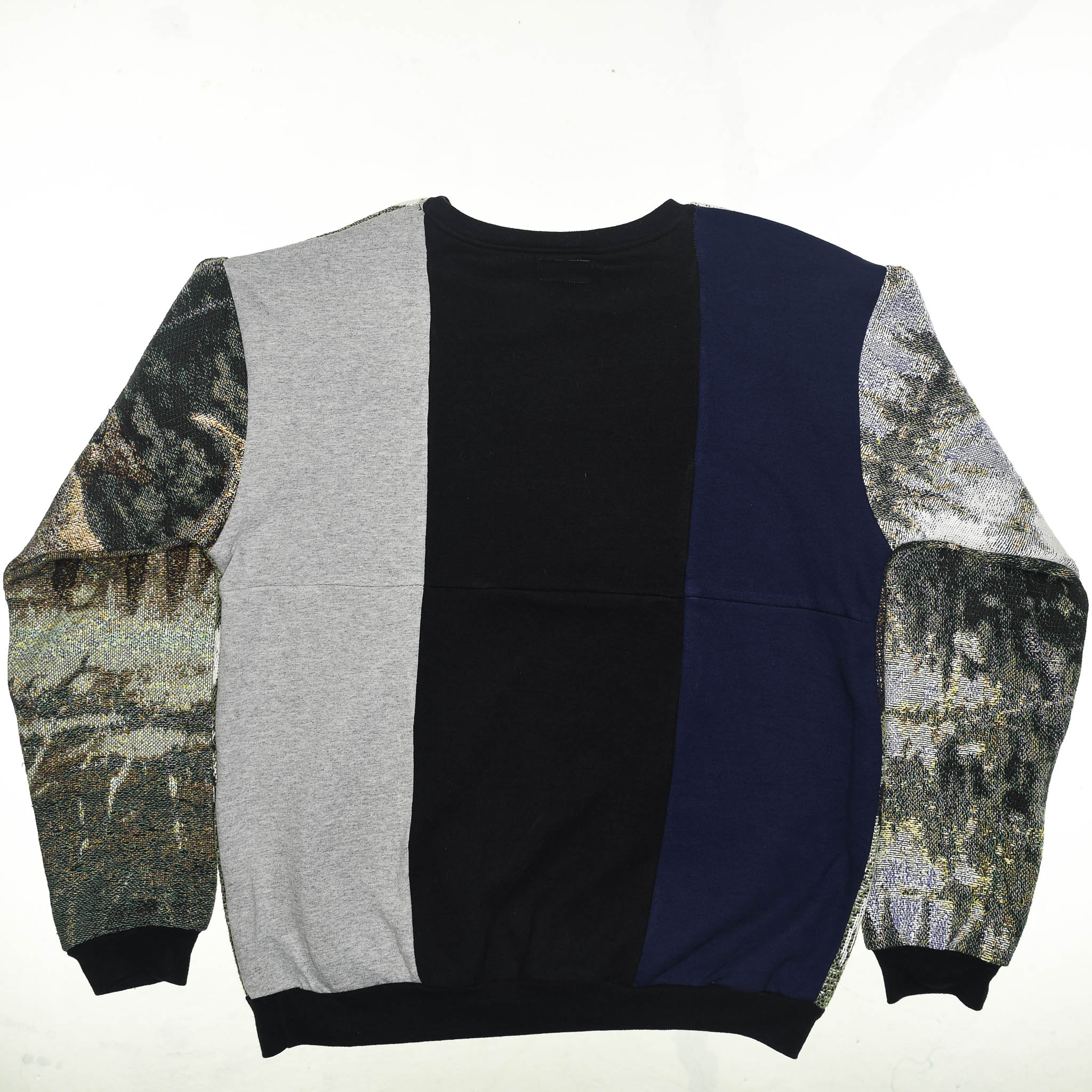Horse Stable Tapestry Panel Pullover