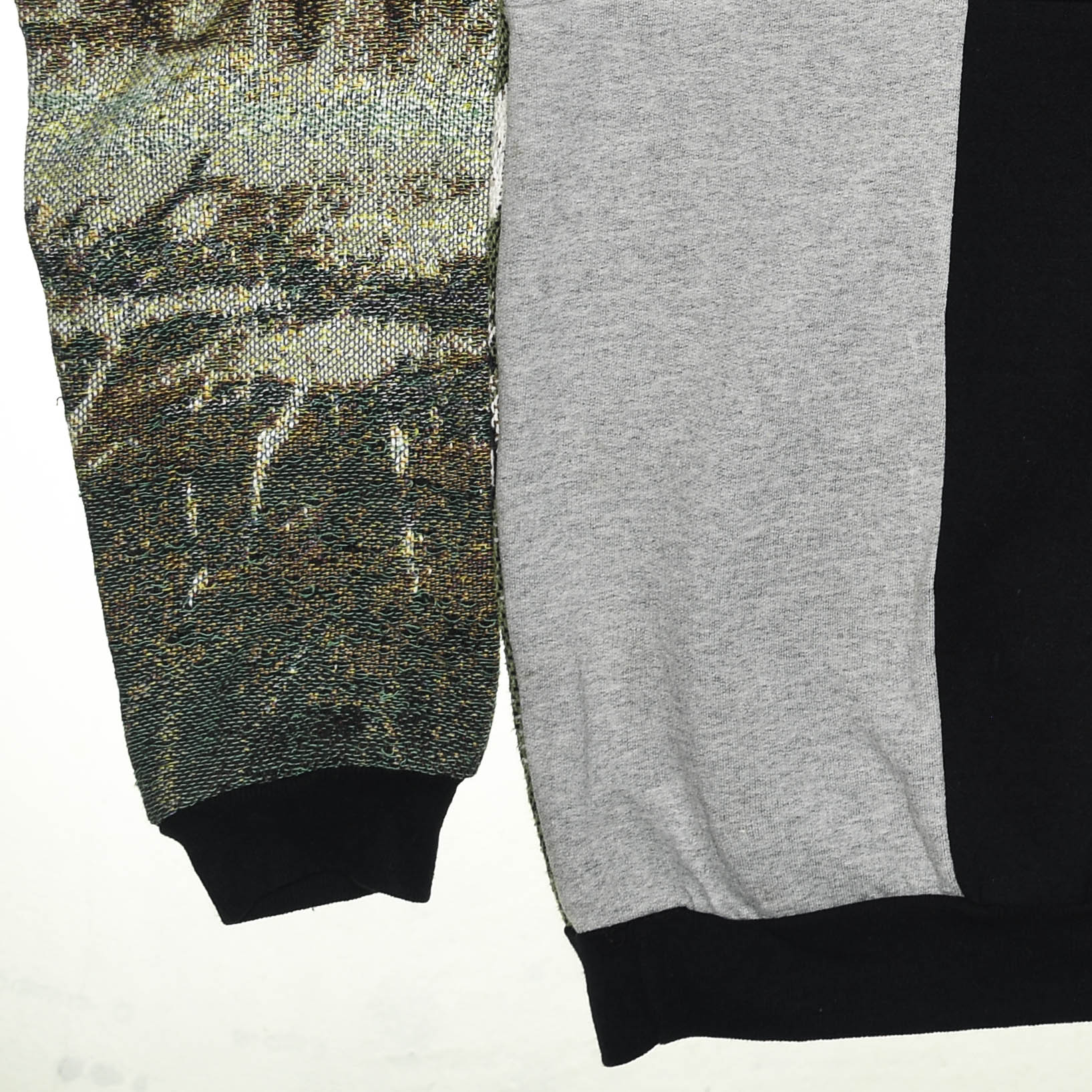 Horse Stable Tapestry Panel Pullover