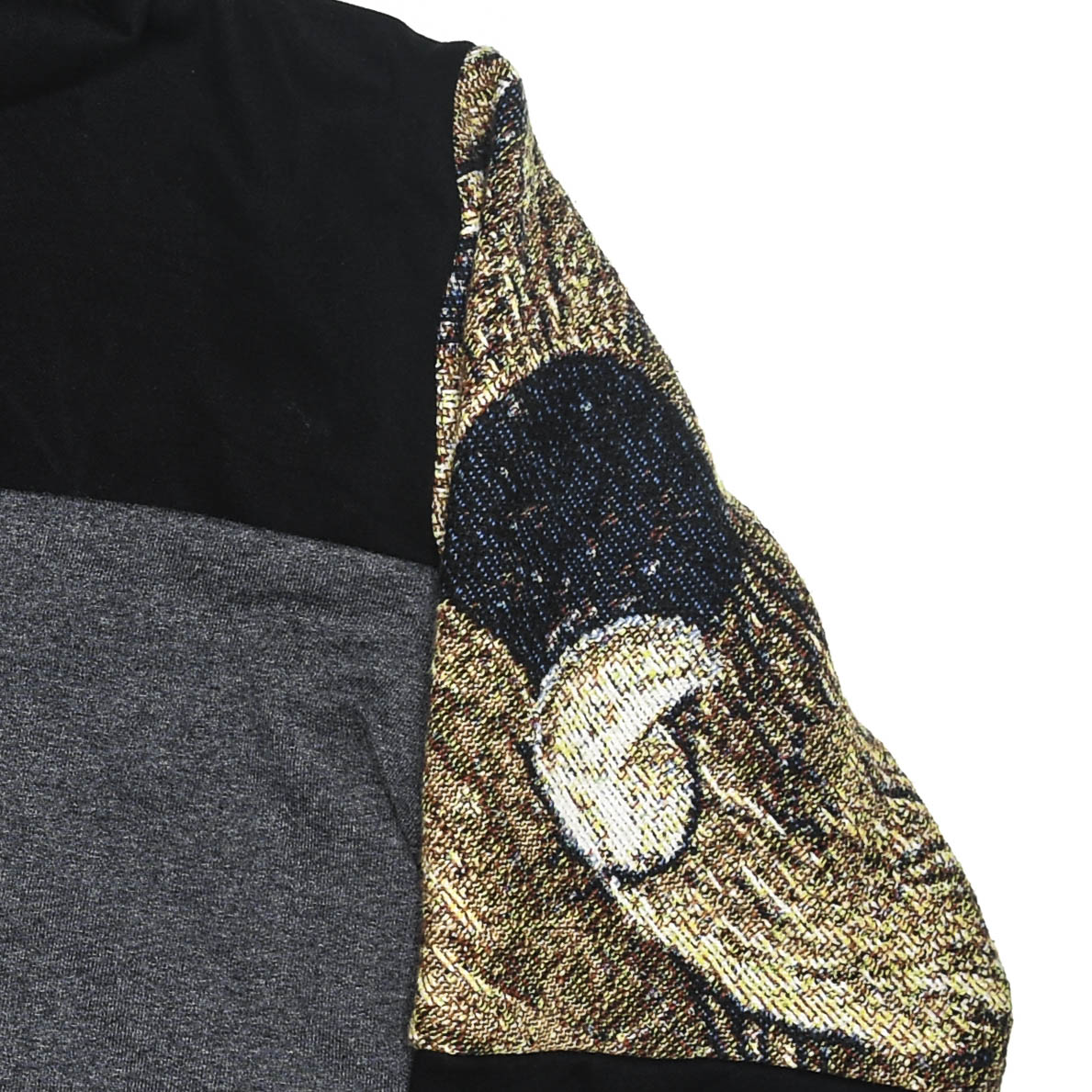 Safari Elephant Patchwork Tapestry Zip Up Hoodie