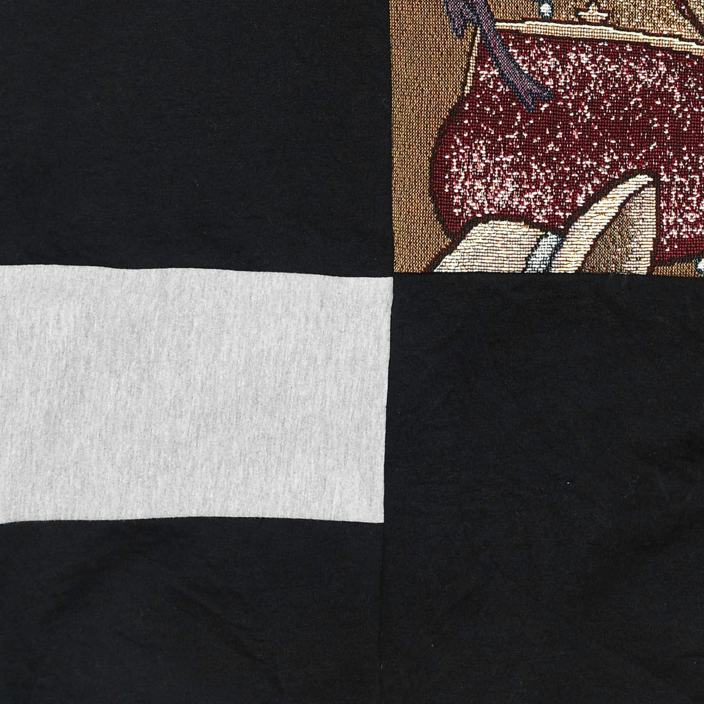 Footwear Patchwork Tapestry Zip Hoodie