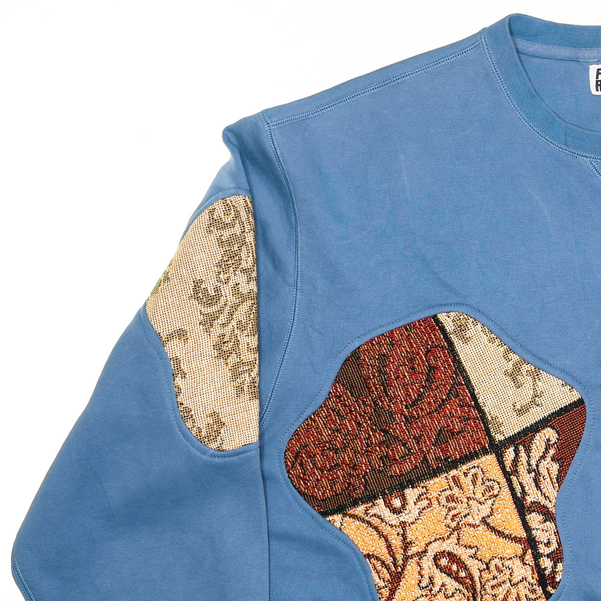 Damask Appliqué Statement Amoeba Tapestry Pullover